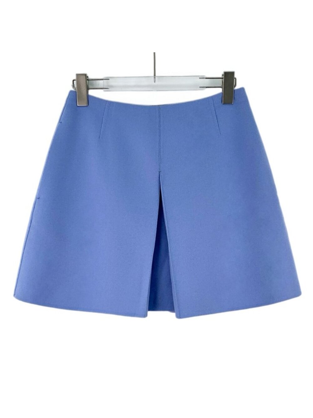 Dior Blue Wool Casual Mini Skirt